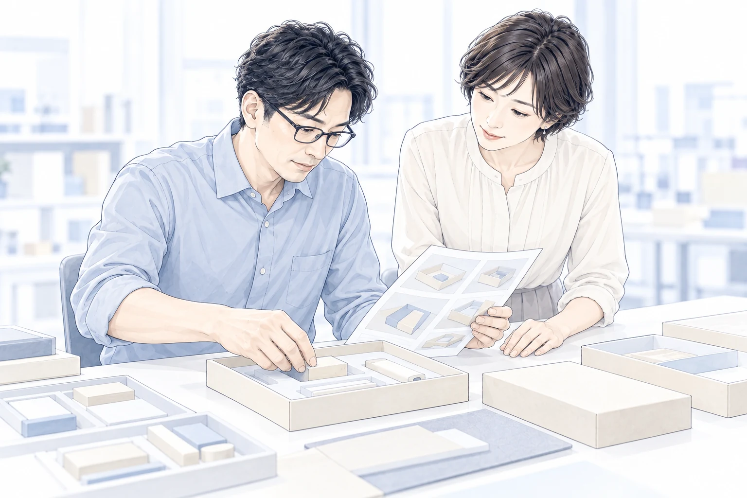 届けた説明資料が、相手の仕事でどう使われるかを見る